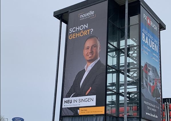 Plakatwerbung in Singen