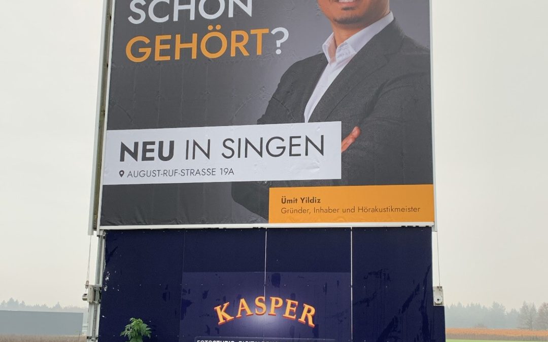 Plakatwerbung in Singen