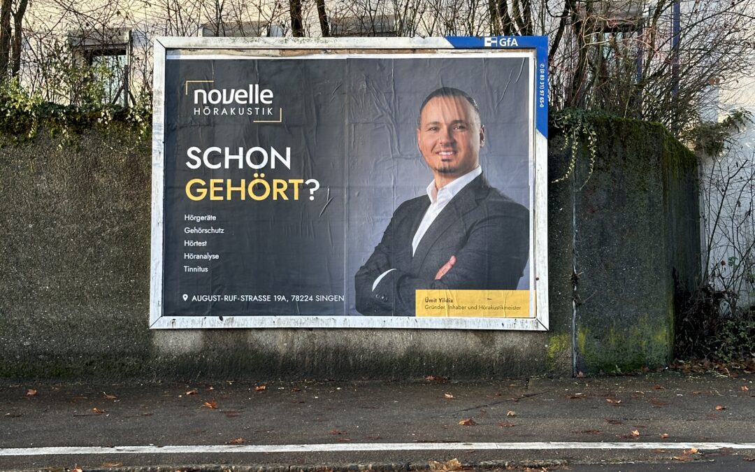 Plakatwerbung in Singen