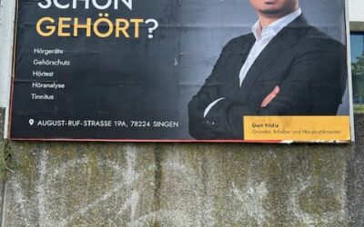 Wir sind aktuell an drei Standorten in Singen mit unserer Plakatkampagne vertreten! 📍📍📍