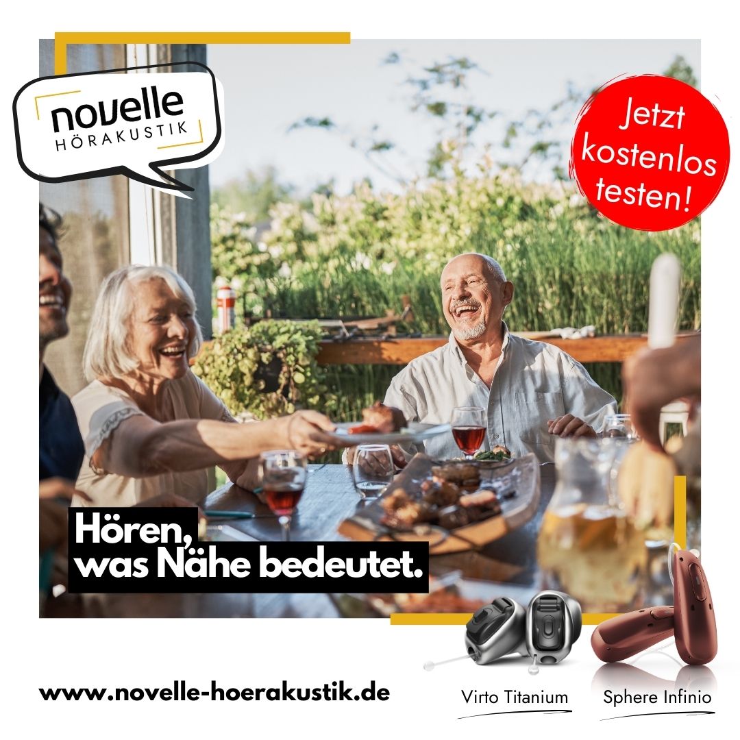 Hören, was Nähe bedeutet. - Novelle Hörakustik in Singen - Hörgeräte in Singen Hören, was Nähe bedeutet. - Novelle Hörakustik in Singen - Hörgeräte in Singen