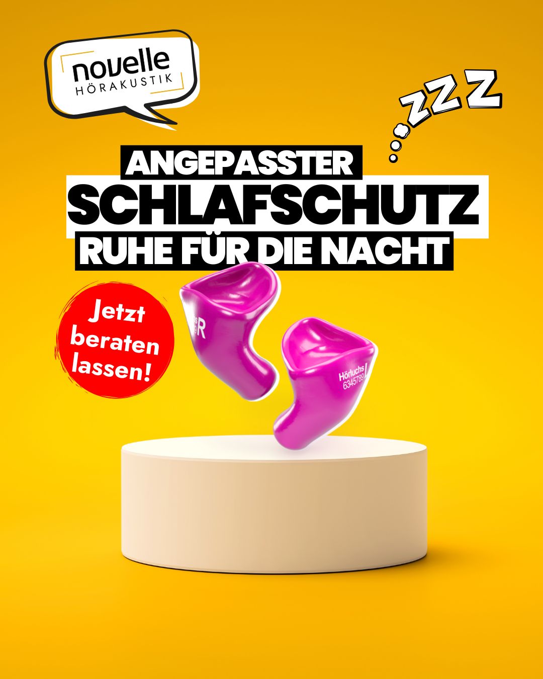 Novelle Hörakustik in Singen Hörgeräte in Singen - Schlafschutz