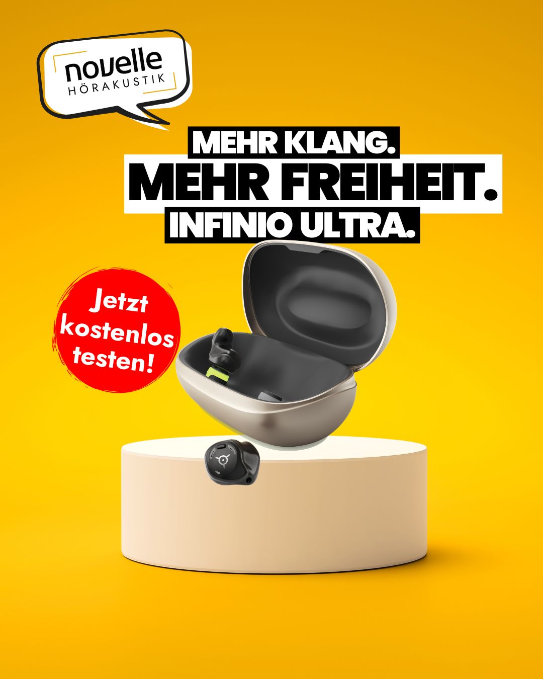 Novelle Hörakustik in Singen Hörgeräte in Singen - Virto Infinio Ultra Podium