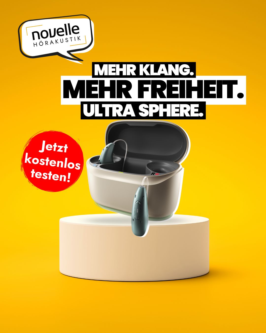 Novelle Hörakustik in Singen Hörgeräte in Singen - Infinio Sphere Ultra Podium