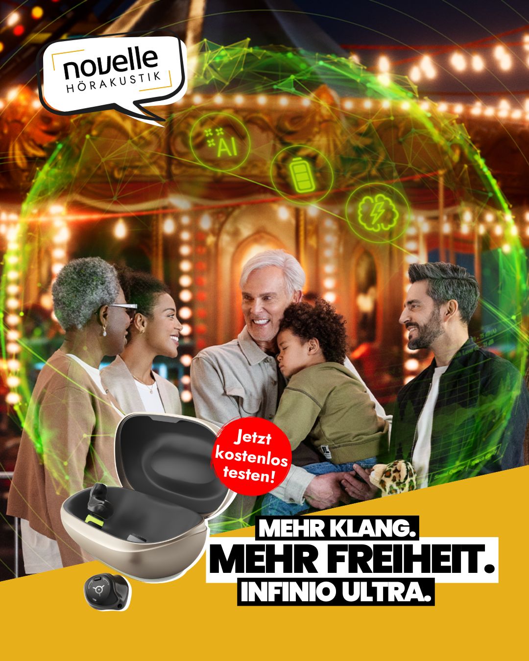 Novelle Hörakustik in Singen - Virto Infinio R - Dein Klang. Dein Leben. Deine Geschichte. - Kirmes