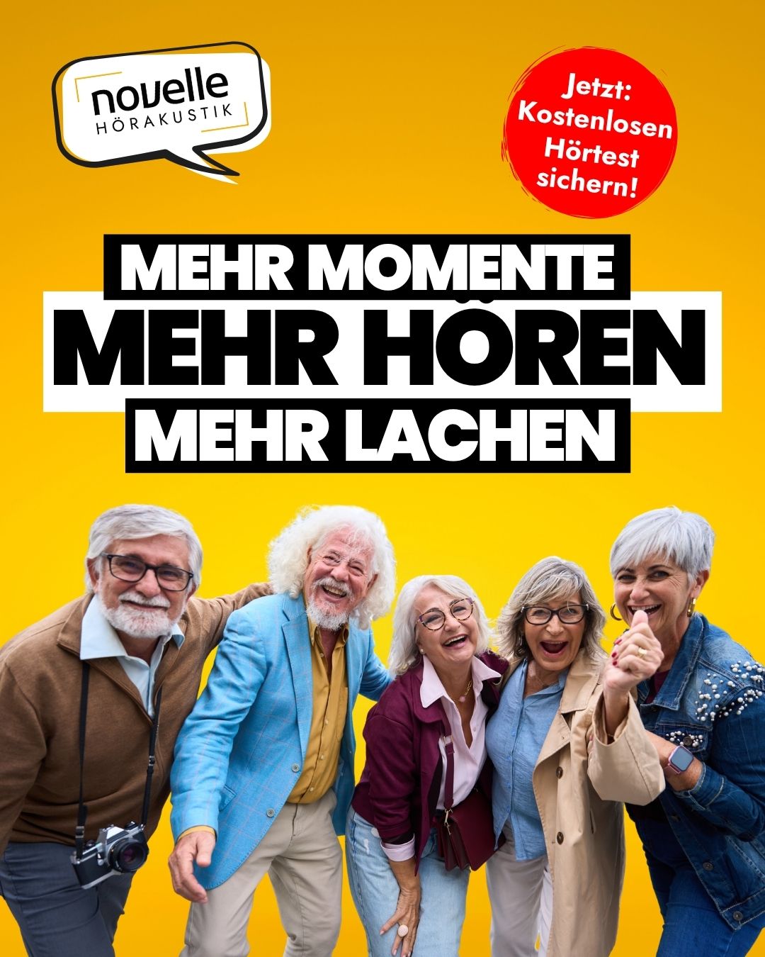 Novelle Hörakustik in Singen Hörgeräte in Singen - Mehr Momente. Mehr hören. Mehr lachen.