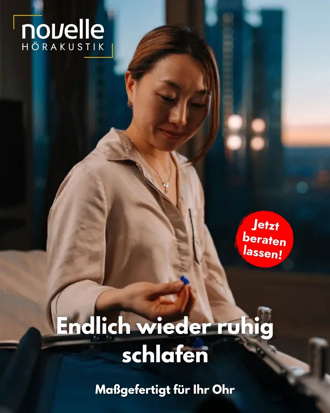 Novelle Hörakustik in Singen Hörgeräte in Singen - Schlafschutz