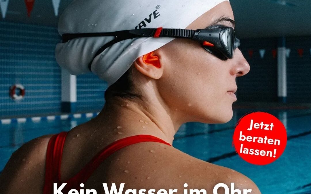 🏊‍♀️💦 Kein Wasser im Ohr. Mehr Freude im Wasser.